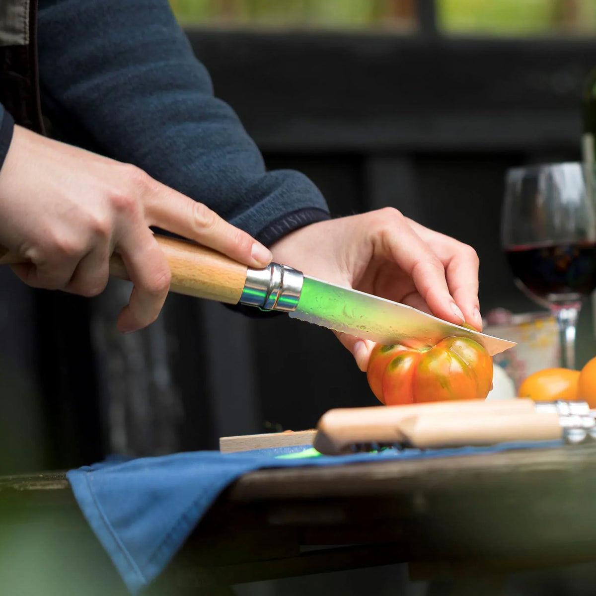 Opinel No.12 Serrated Camp Folding Knife