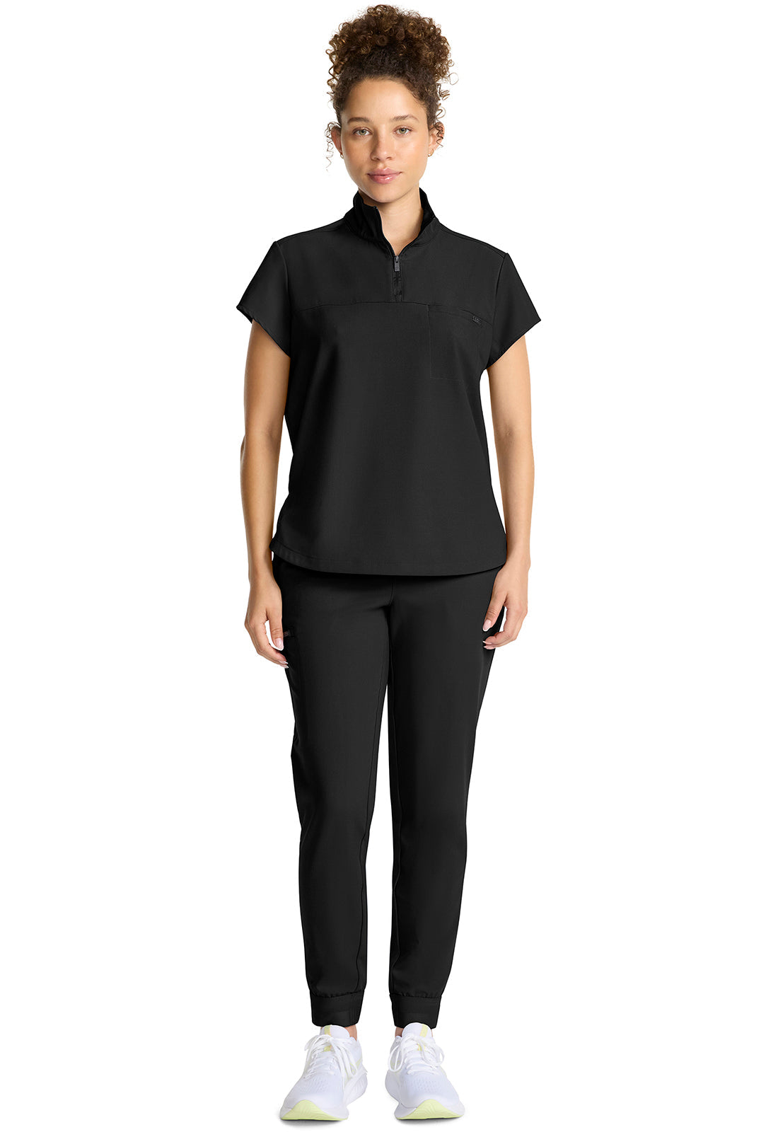 Healing Hands Bella Quarter Zip Scrub Top Women's