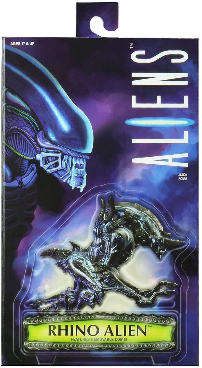 Aliens 7 Inch Action Figure Ultimate - Rhino Alien (Silver)