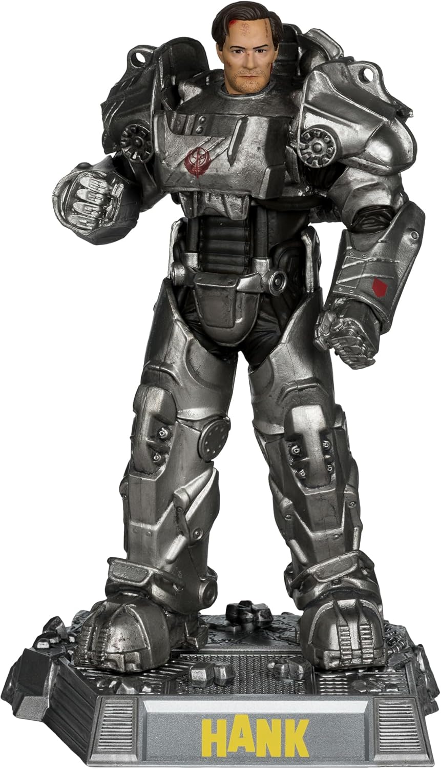 Movie Maniacs Fallout 6 Inch Static Figure Exclusive - Hank MacLean Season 2 Red Platinum