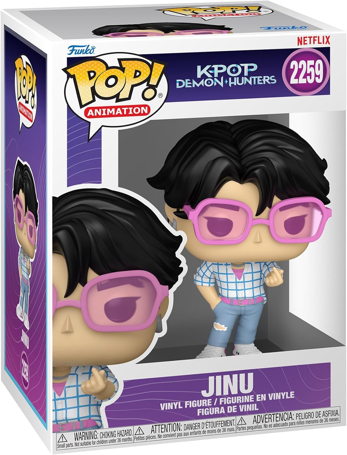 Pop Animation Kpop Demon Hunters 3.75 Inch Action Figure - Jinu #2259