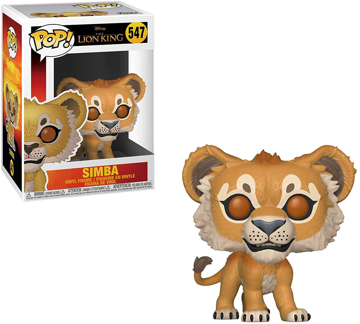 Pop Disney 3.75 Inch Action Figure The Lion King - Simba #547