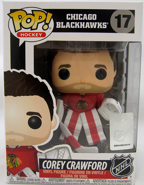 POP Hockey NHL 3.75 Inch Action Figure Chicago Blackhawks - Corey Crawford #17