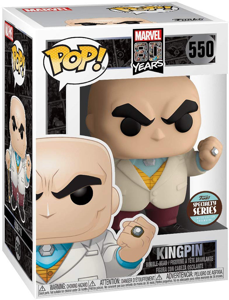 Pop Marvel 3.75 Inch Action Figure 80 Years - Kingpin #550 Exclusive