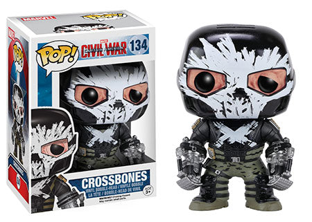 Pop Marvel 3.75 Inch Action Figure Captain America Civil War - Crossbones #134