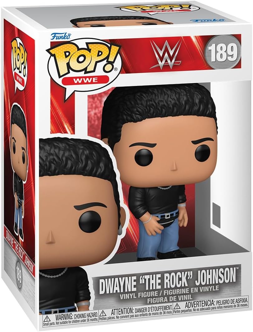 Pop WWE Wrestling 3.75 Inch Action Figure - Dwayne The Rock Johnson #189