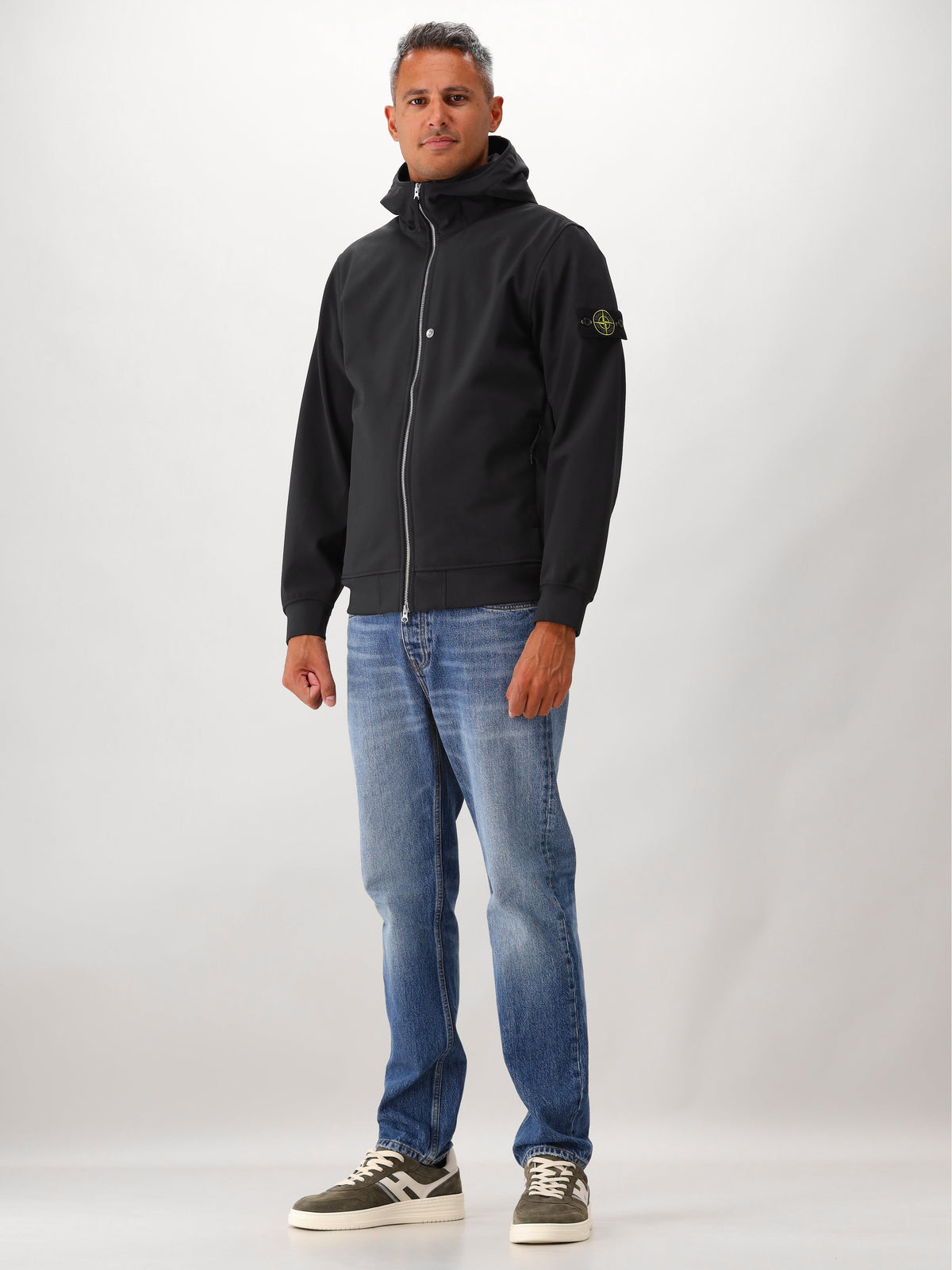 Stone Island Shoftshell Zwart