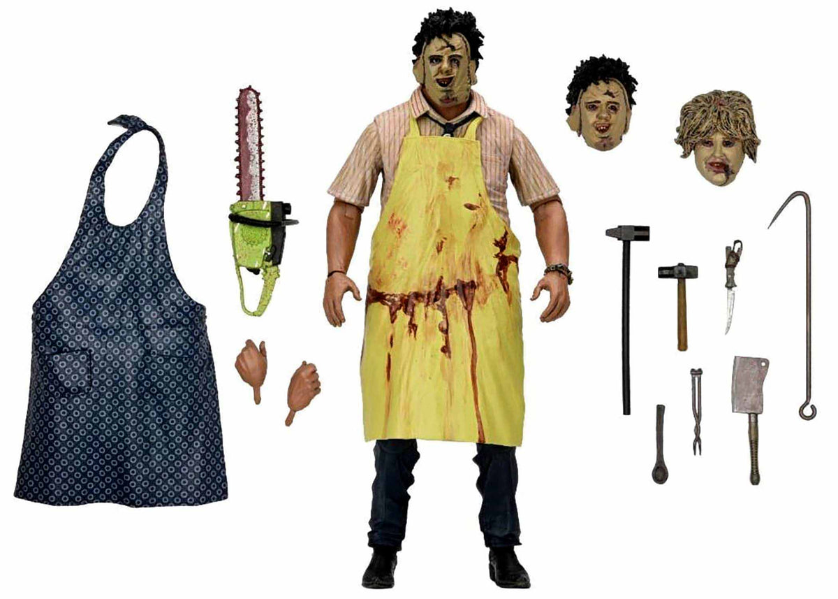 The Texas Chainsaw Masacre 50th Anniversary 7 Inch Action Figure Ultimate - Leatherface