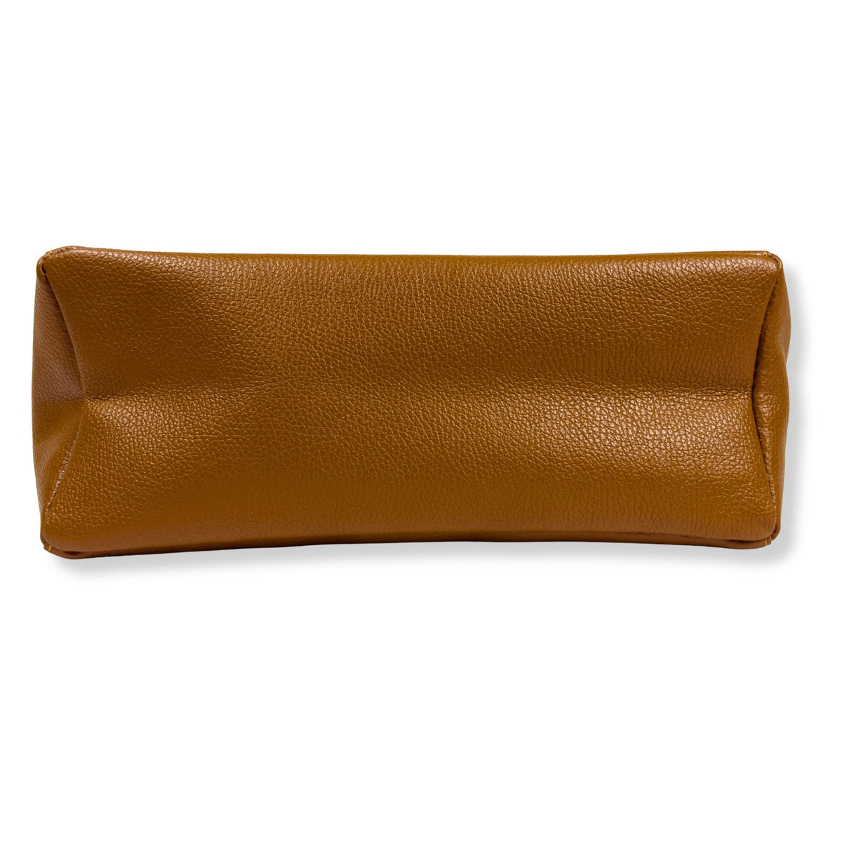 A Handcrafted Dark Tan Real Italian Leather Tote Bag