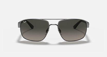 Ray Ban RB3663 Polished Gunmetal with Grey Gradient Lenses