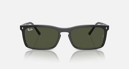Ray Ban RB4435 Polished Black with Green Lenses