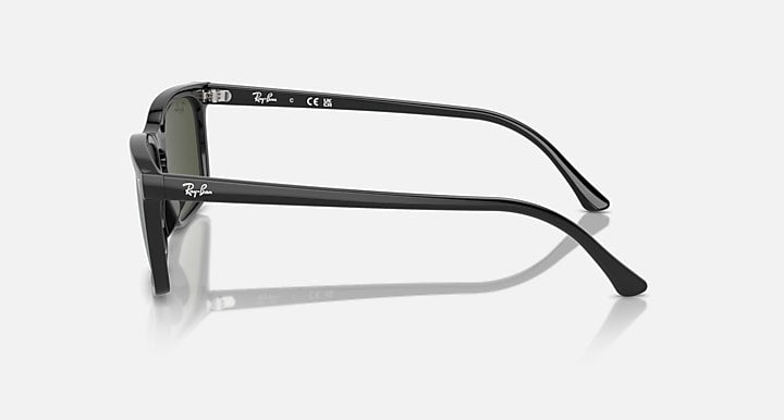 Ray Ban RB4435 Polished Black with Green Lenses