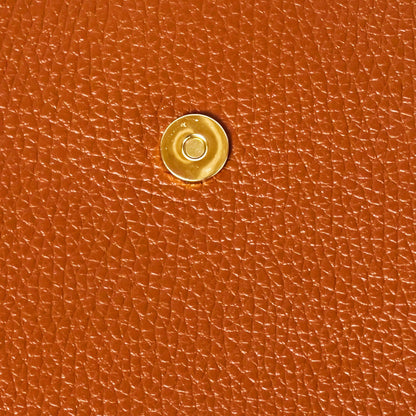 A Handcrafted Dark Tan Real Italian Leather Crossbody Phone Bag