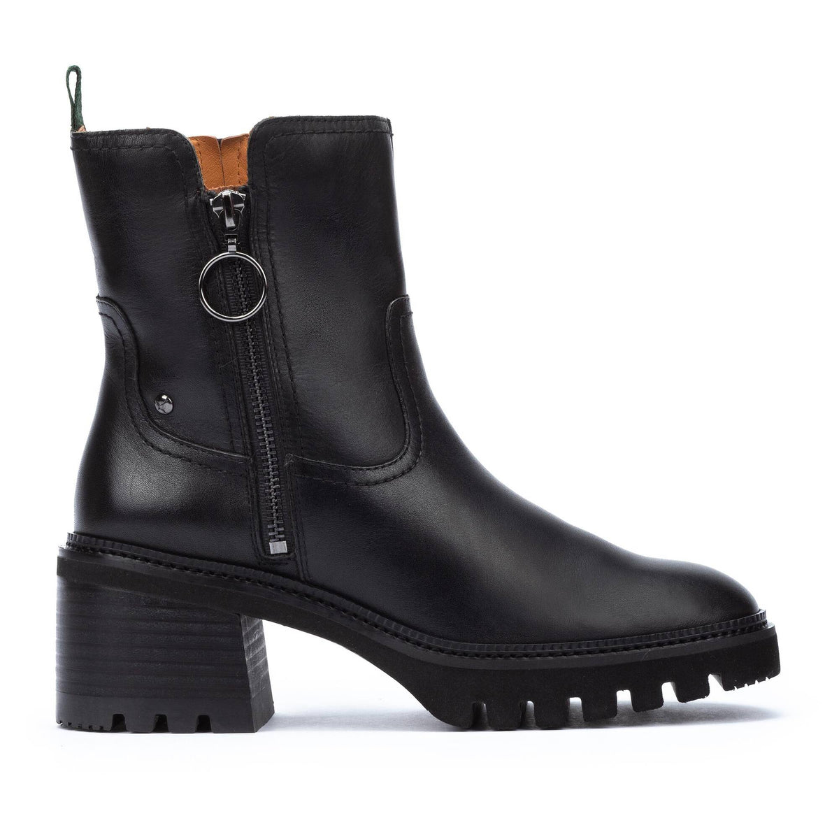 Pikolinos Valladolid Ankle Boots with Mi-Heel and Studded Treads Women's