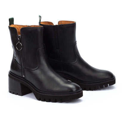 Pikolinos Valladolid Ankle Boots with Mi-Heel and Studded Treads Women's