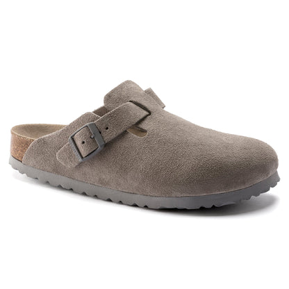 Birkenstock Boston Suede Leather Soft Footbed Clog