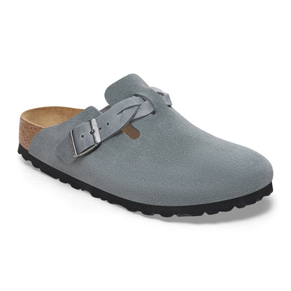 Birkenstock Boston Braided Suede Leather Women's