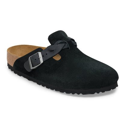 Birkenstock Boston Braided Suede Leather Women's