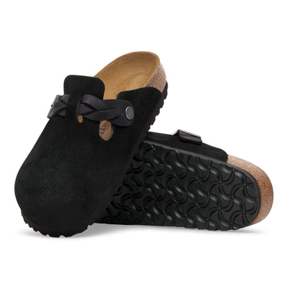 Birkenstock Boston Braided Suede Leather Women's