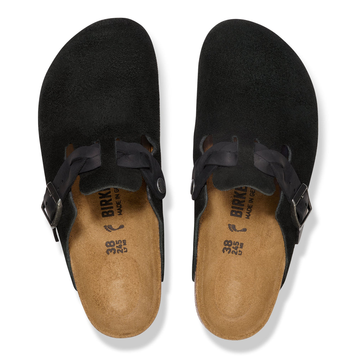 Birkenstock Boston Braided Suede Leather Women's