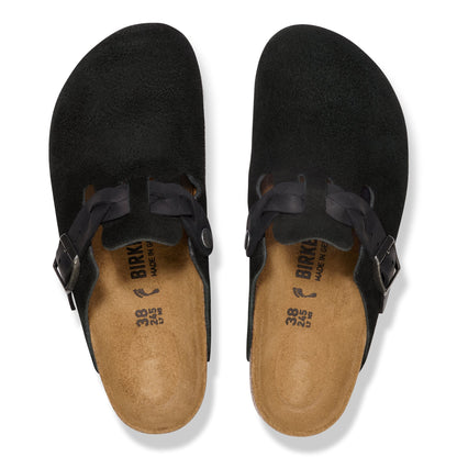 Birkenstock Boston Braided Suede Leather Women's