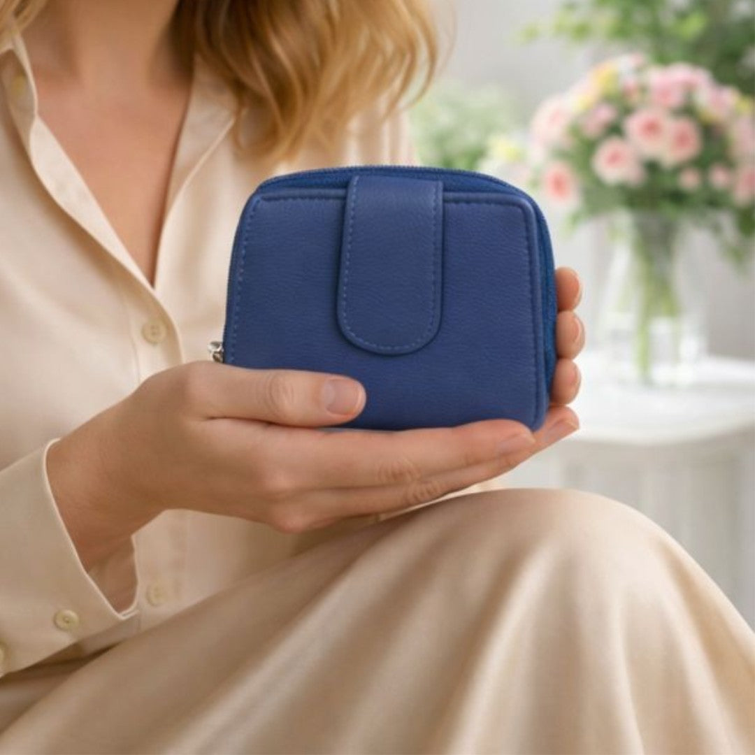 Soft real Nappa Leather RFID Ladies Purse