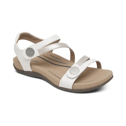 Aetrex Jess Adjustable Quarter Strap Sanadal Women's