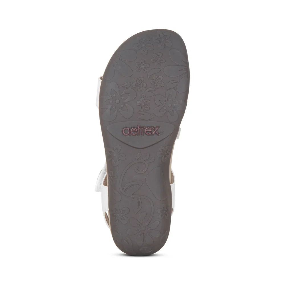 Aetrex Jess Adjustable Quarter Strap Sanadal Women's