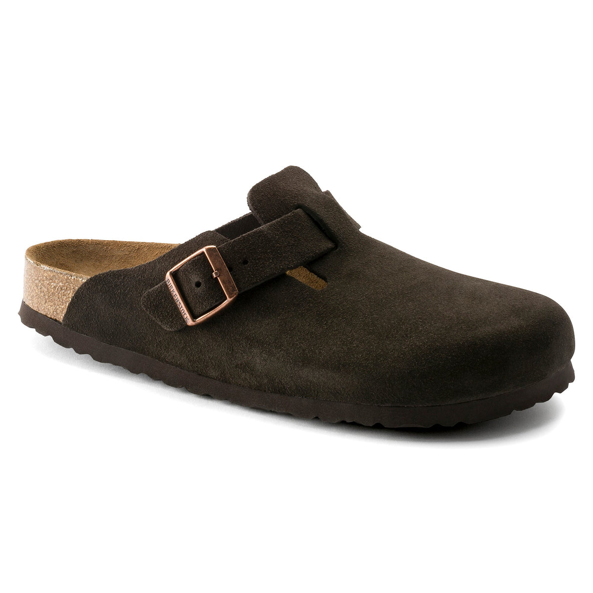 Birkenstock Boston Suede Leather Soft Footbed Clog