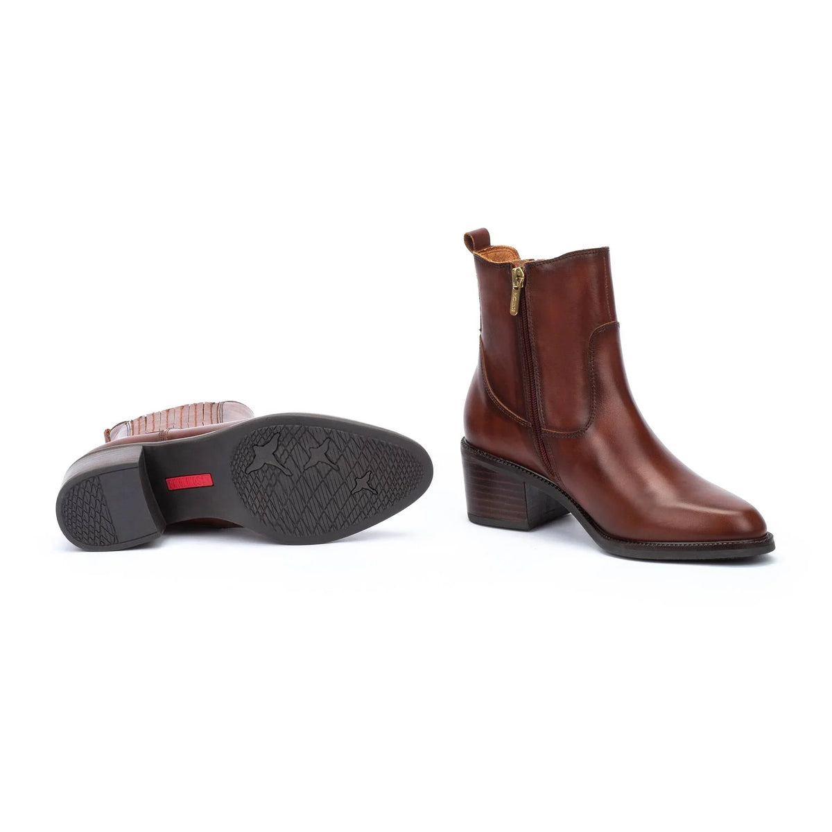 Pikolinos Bacarot Leather Ankle Boots Women's