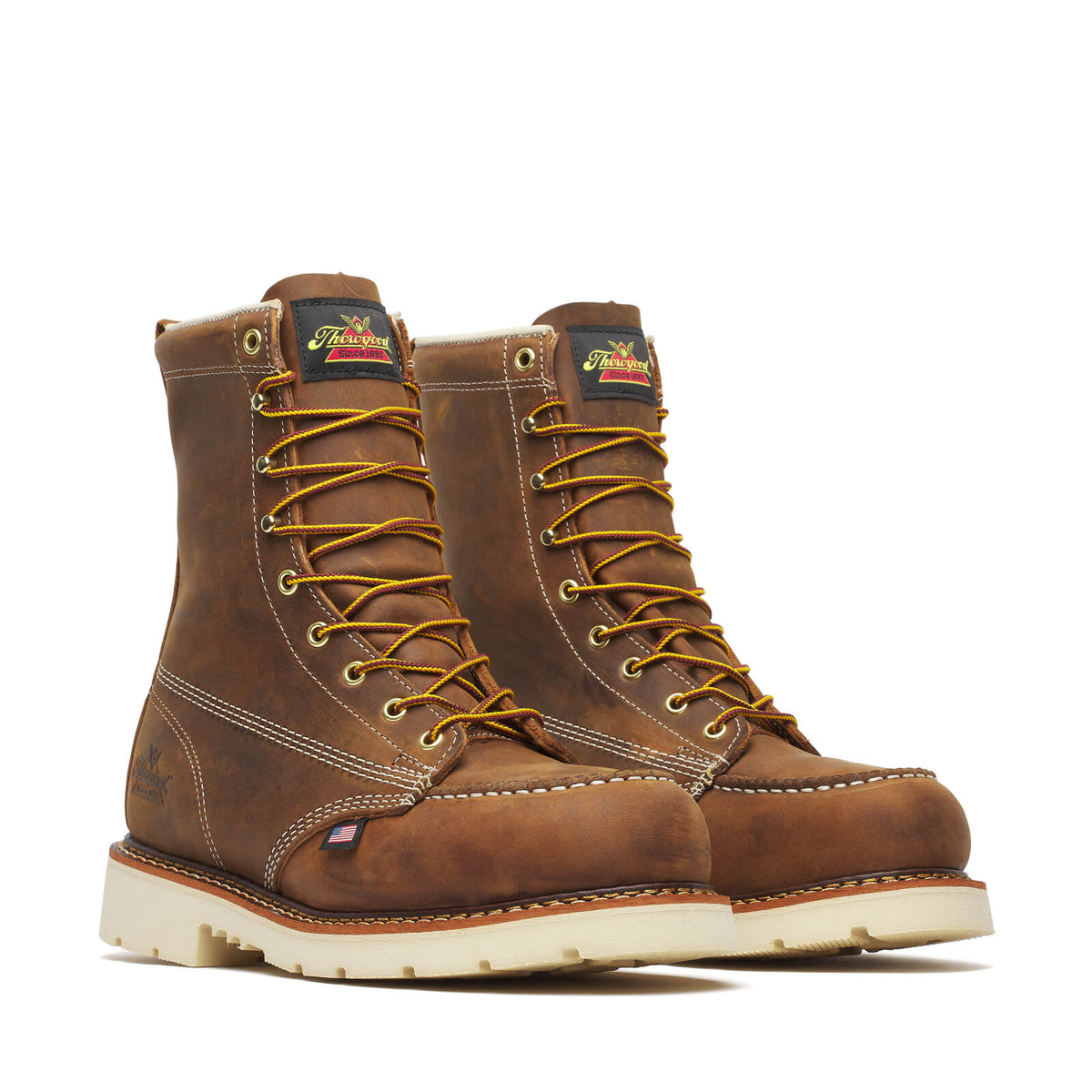 Thorogood American Heritage 8" Trail Safety Toe Moc Toe Maxwear 90 Men's