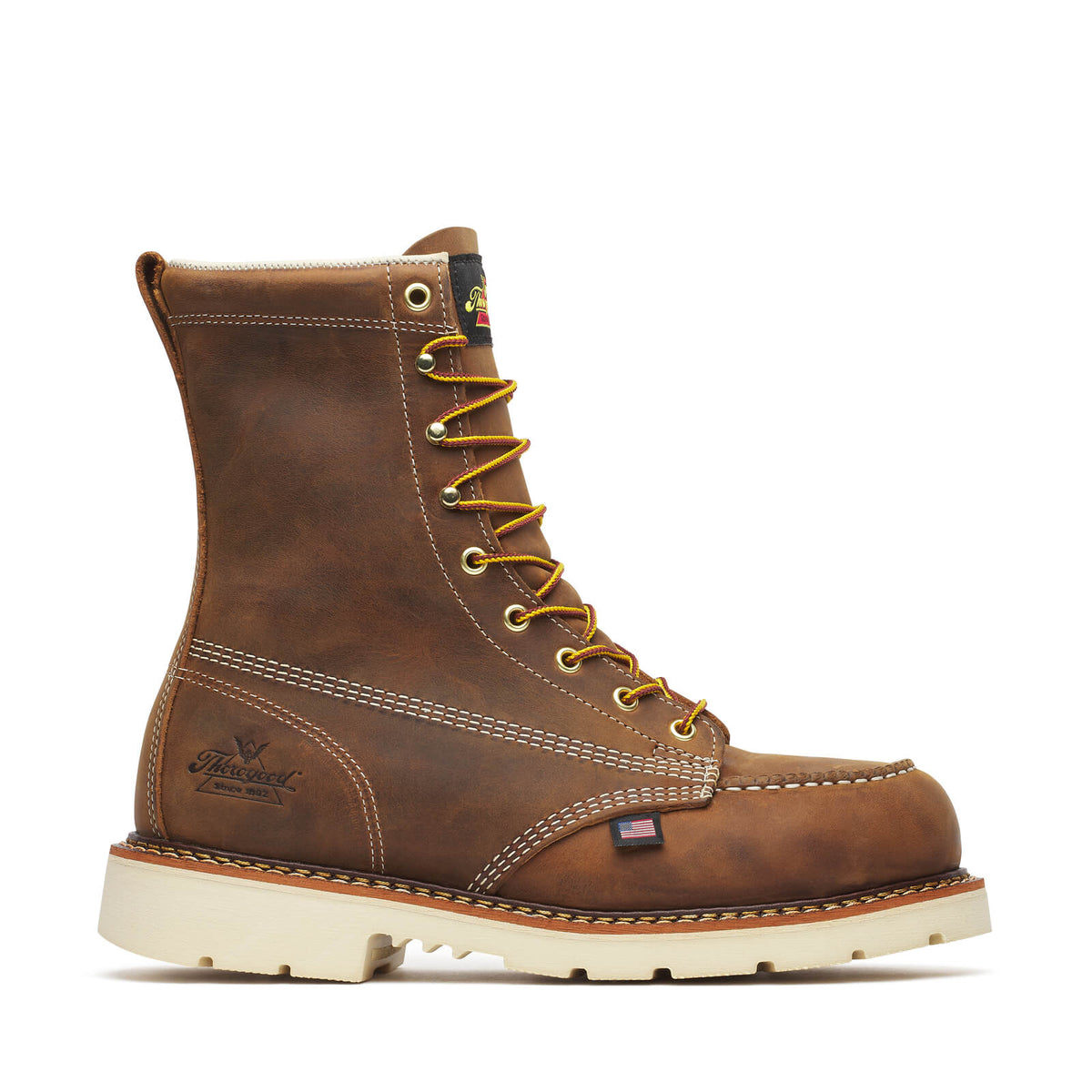 Thorogood American Heritage 8" Trail Safety Toe Moc Toe Maxwear 90 Men's