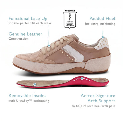 Aetrex Tess Arch Support Sneaker Women's