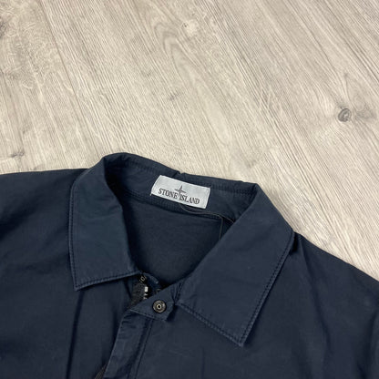 Stone Island Zip Overshirt - Navy