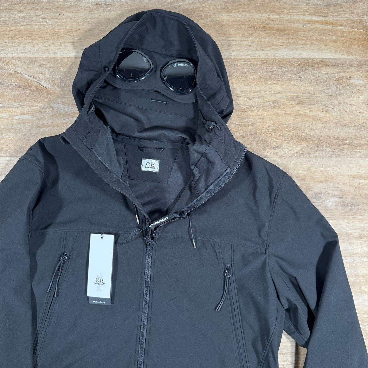 C.P. Company Shell-R Goggle Jacket in Black