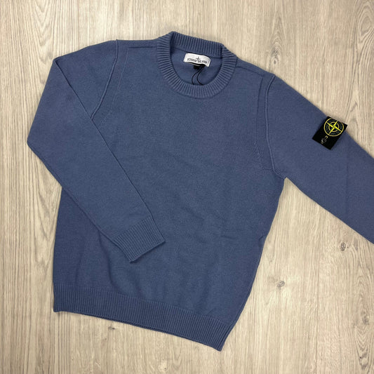 Stone Island Knit Sweatshirt - Mid Blue
