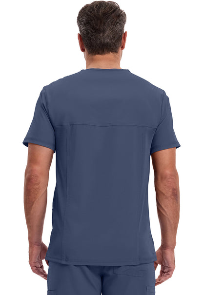 Cherokee Stretch V-Neck Scrub Top Men's