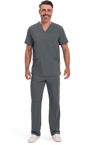 Cherokee Stretch V-Neck Scrub Top Men's