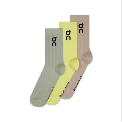 On Logo Sock High 3 Pack