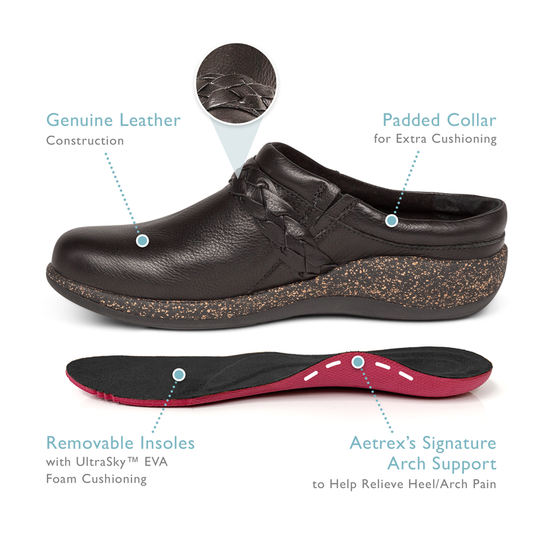 Aetrex Libby Comfort Clog Women's