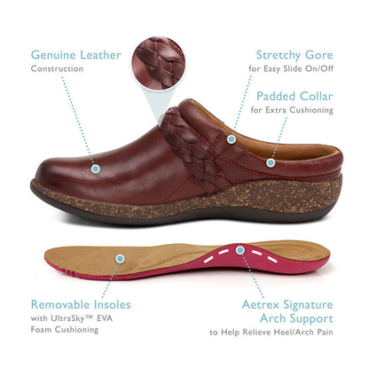 Aetrex Libby Comfort Clog Women's
