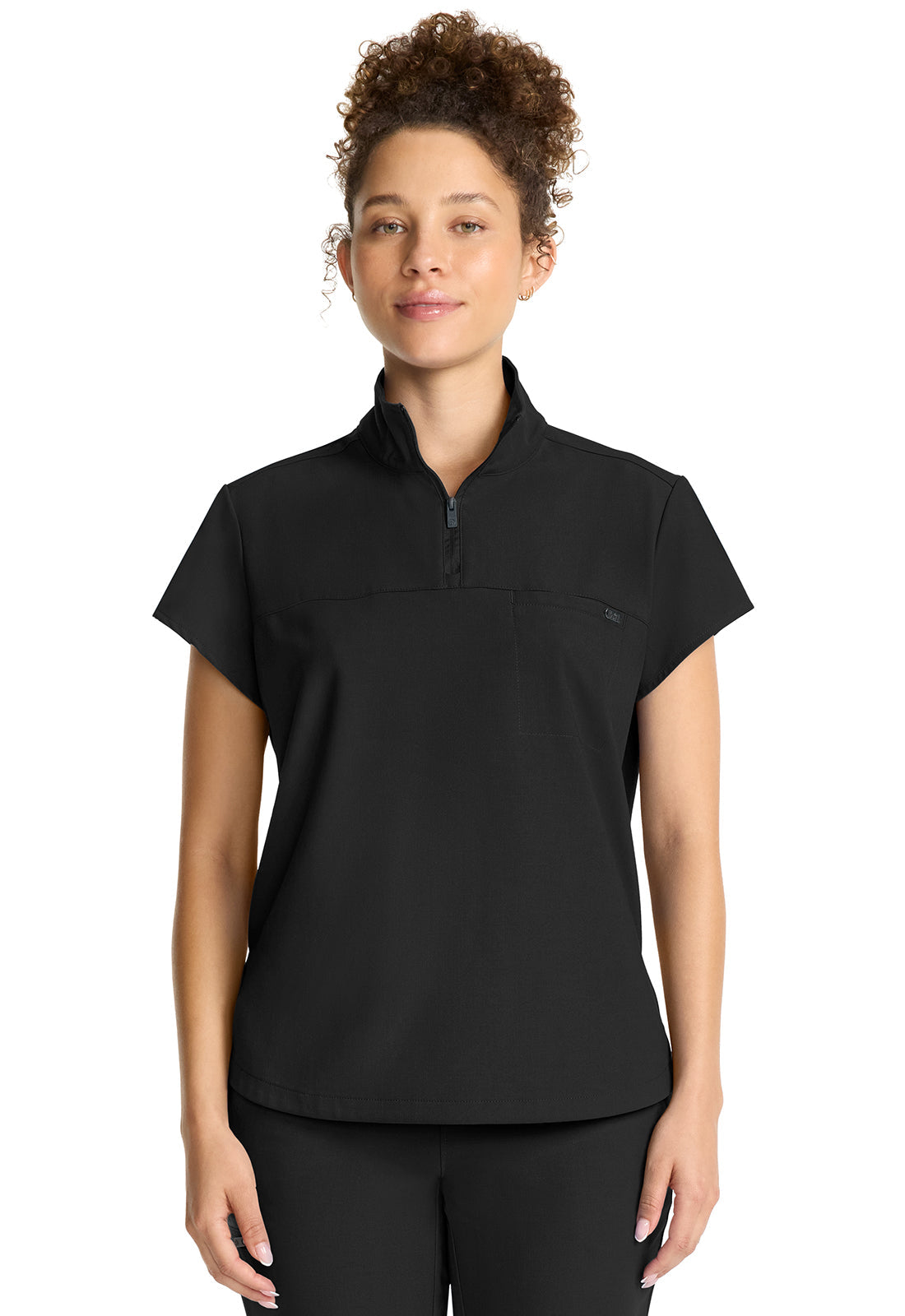 Healing Hands Bella Quarter Zip Scrub Top Women's