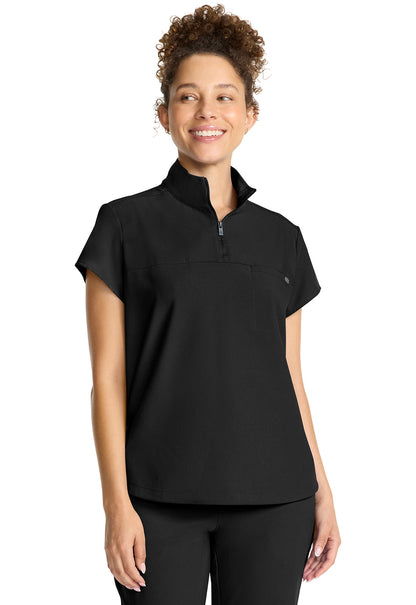Healing Hands Bella Quarter Zip Scrub Top Women's