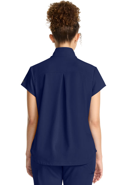 Healing Hands Bella Quarter Zip Scrub Top Women's