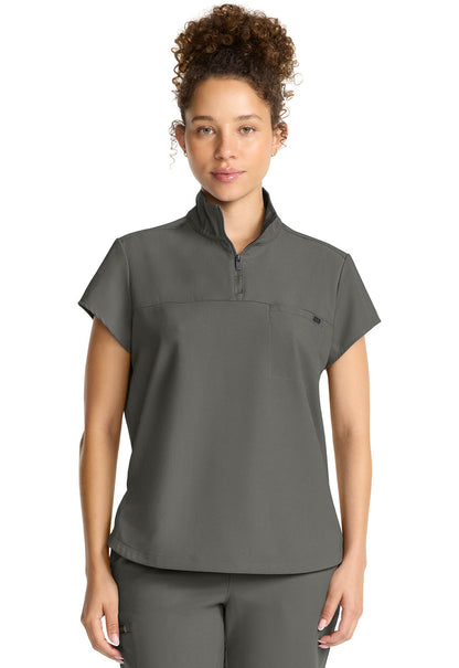 Healing Hands Bella Quarter Zip Scrub Top Women's