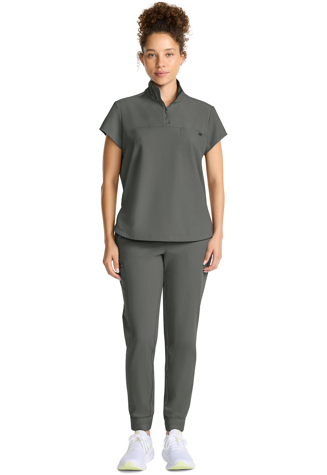 Healing Hands Bella Quarter Zip Scrub Top Women's