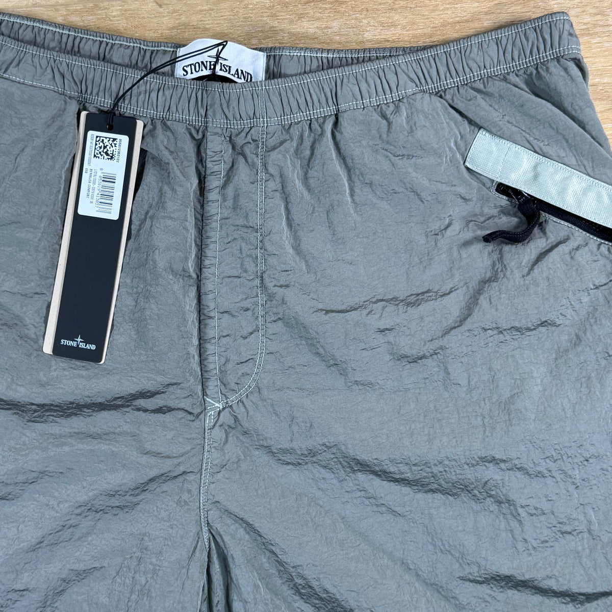 Stone Island Nylon Metal Shorts in Pearl Grey
