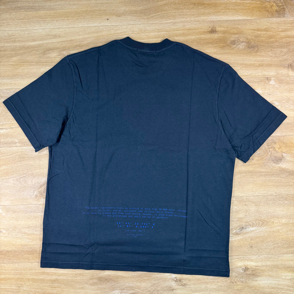 Stone Island 'All Around Compass' Print T-Shirt in Navy