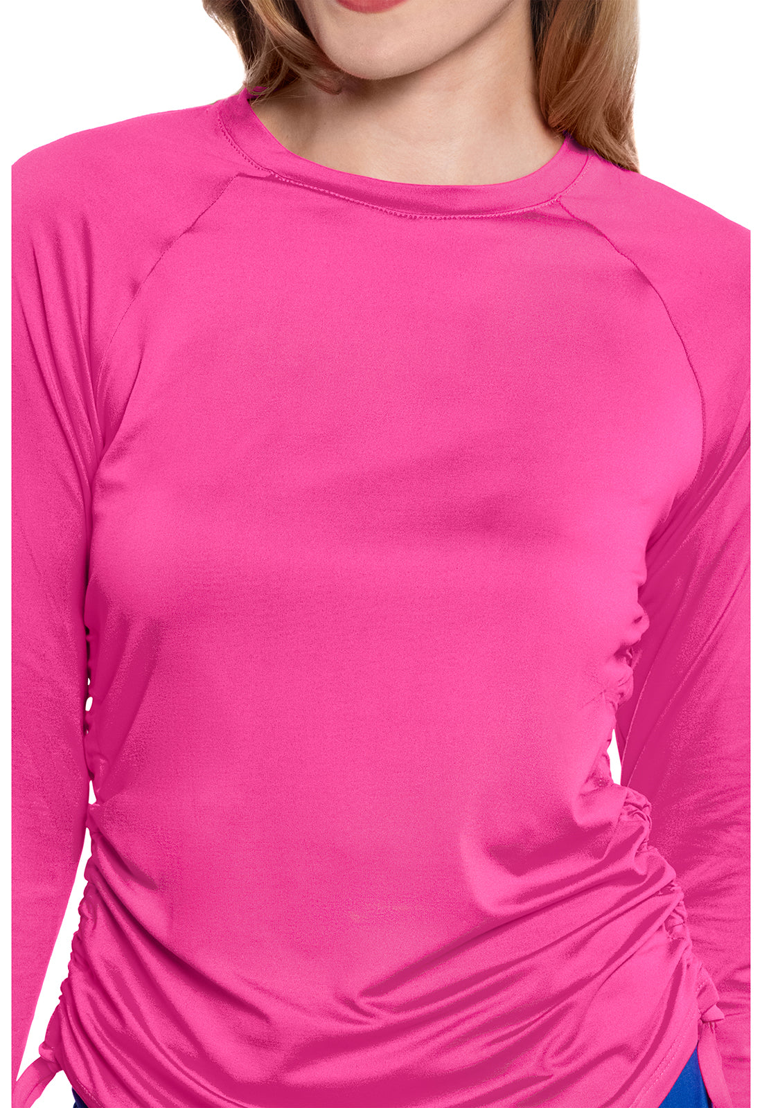 Med Couture Long Sleeve Ruched Underscrub Women's