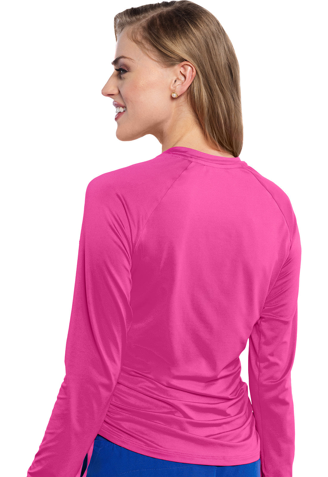 Med Couture Long Sleeve Ruched Underscrub Women's